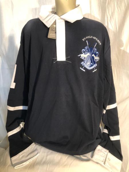 HV Polo Herren Langarm Poloshirt Almedo